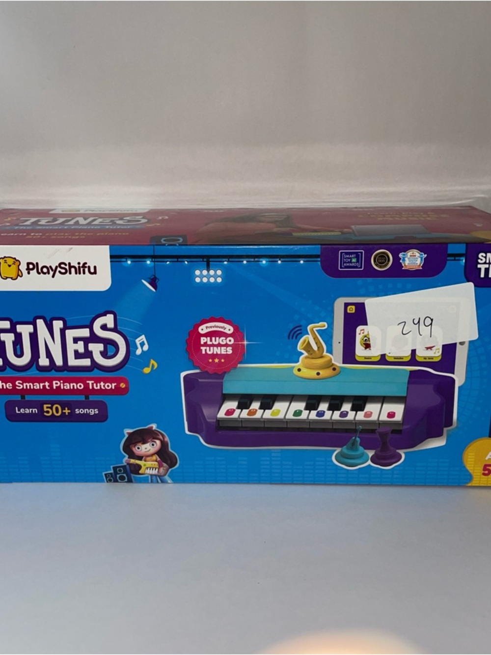 Plugotunes Smart Piano Tutor - Purple and Blue